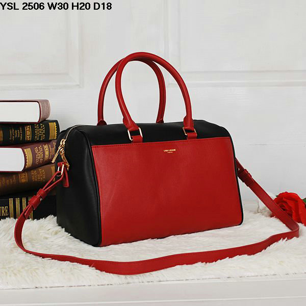 YSL tote 2506 red&black - Click Image to Close